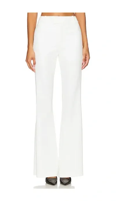 Smythe Tux Stripe Bootcut Pant In Ivory