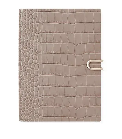 Smythson Mara Leather Soho A5 2024 Diary In Brown