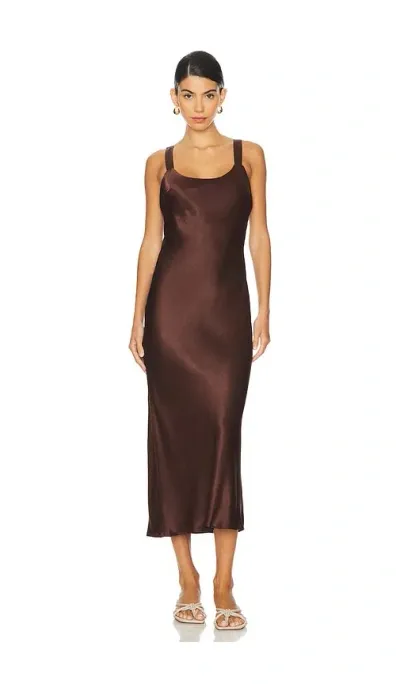 Sndys X Revolve Avani Dress In Chocolate