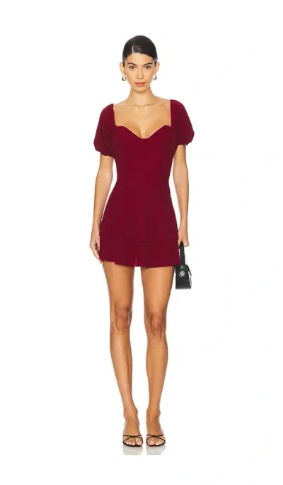 Sndys X Revolve Barcelona Dress In Burgundy