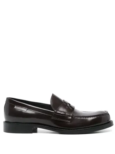 Société Anonyme Leather Loafers In Brown