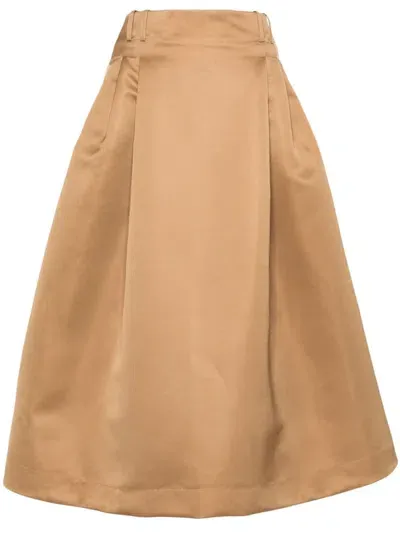 Société Anonyme Nina Midi Skirt In Brown