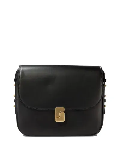 Soeur "bellissima Maxi" Crossbody Bag In Black