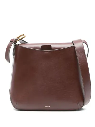 Soeur Bora Shoulder Bag In Brown