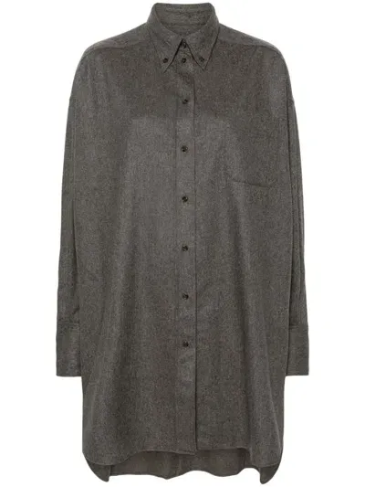 Soeur Candide Shirt Dress In Gri02 Gris Clair