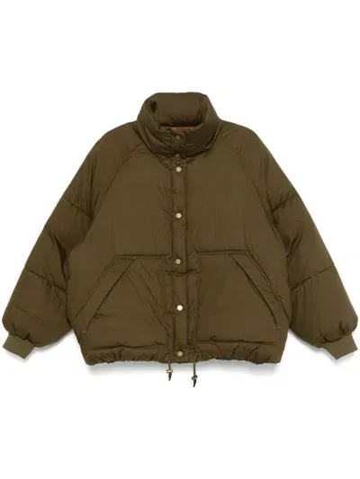 Soeur Wing Puffer Jacket In Kak01 Kaki