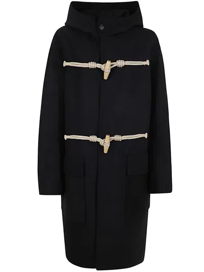 Sofie D'hoore Df Duffle Coat W 2 Toffles In Black