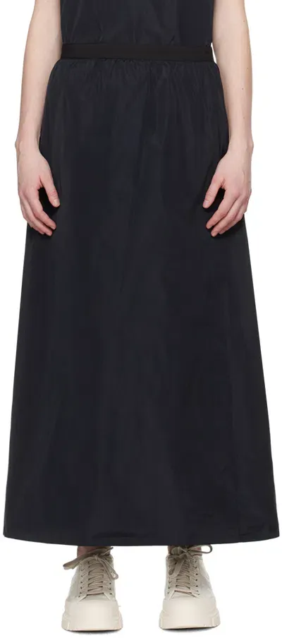 Sofie D'hoore Navy Long Pencil Maxi Skirt In Midnight