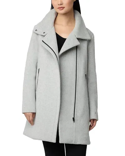 Soia & Kyo Abbi Notch Collar Coat In Stone