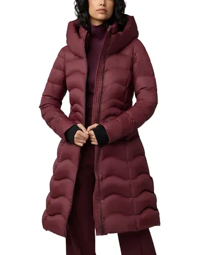 Soia & Kyo Lita Down Lightweight Coat In Merlot