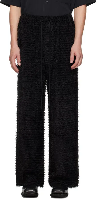 Song For The Mute Black Relaxed Lounge Pants