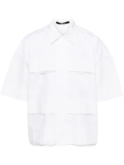 Songzio Short Sleeves Shirt In White