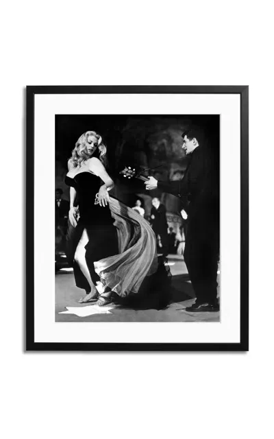 Sonic Editions Anita Ekberg; La Dolce Vita Framed Photography Print In Black