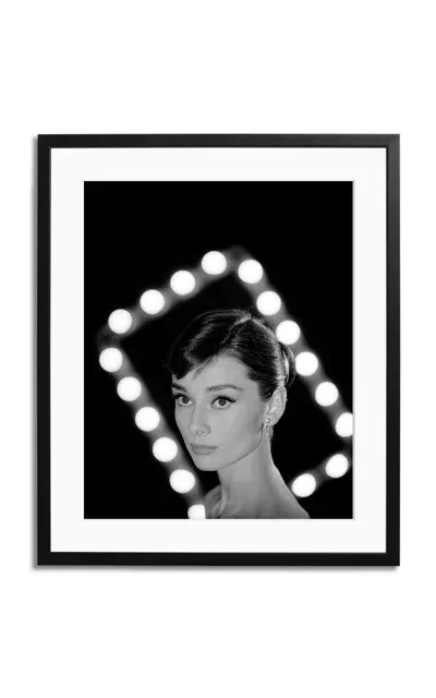 Sonic Editions Audrey Hepburn; 1956 Framed Photography Print In Black