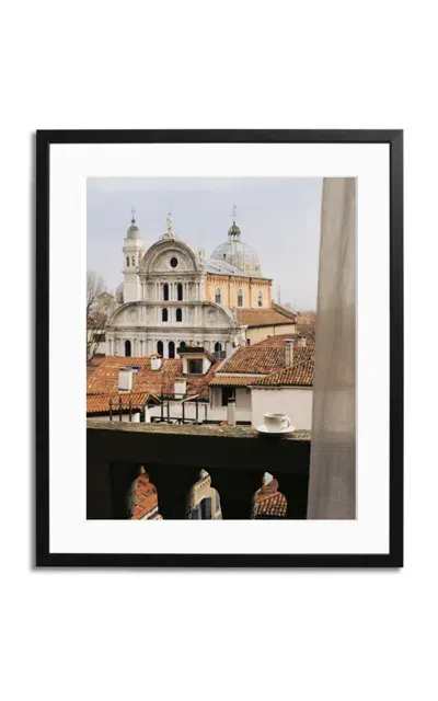 Sonic Editions Venice Wake Up Call Photography Print In Black