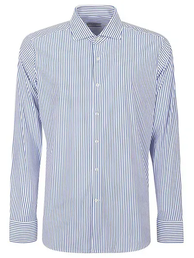 Sonrisa Striped Shirt In Blue