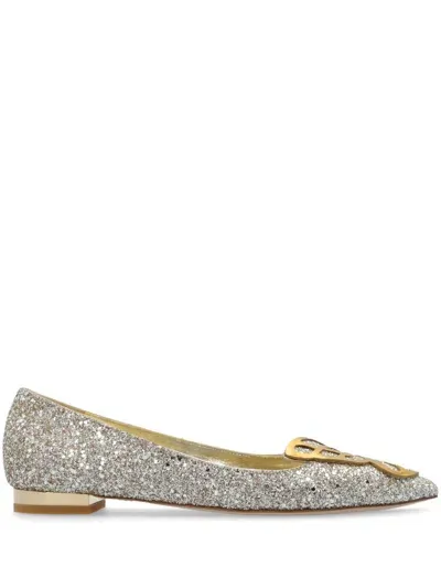 Sophia Webster Butterfly Flat Pumps In Neutrals