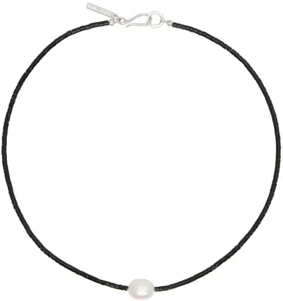 Sophie Buhai Black Mermaid Choker In Pearl