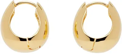 Sophie Buhai Gold Hinged Hoop Earrings In 18k Gold Verm