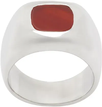 Sophie Buhai Silver Godfather Carnelian Ring