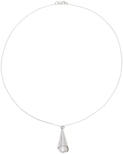 Sophie Buhai Silver Pearl Drop Pendant Necklace In Sterling Silvr Pearl