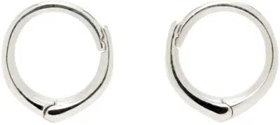 Sophie Buhai Silver Small Hellenic Hoop Earrings In Sterling Silver