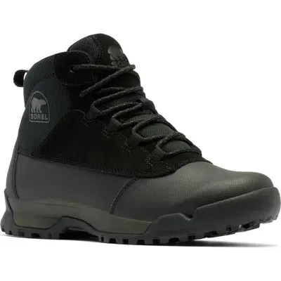 Sorel Buxton Lite Plus Waterproof Boot In Black,black