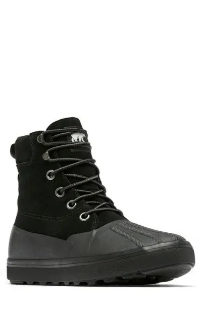 Sorel Cheyanne Metro Ii Waterproof Duck Boot In Black/jet