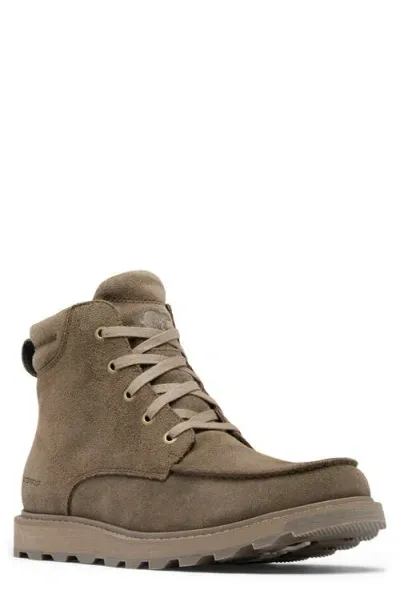 Sorel Madson Ii Moc Toe Waterproof Boot In Major/wet Sand