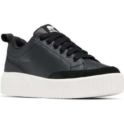 Sorel Ona Ave Waterproof Low Top Sneaker In Black/sea