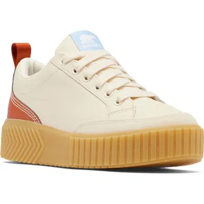 Sorel Ona Ave Waterproof Low Top Sneaker In Honey White