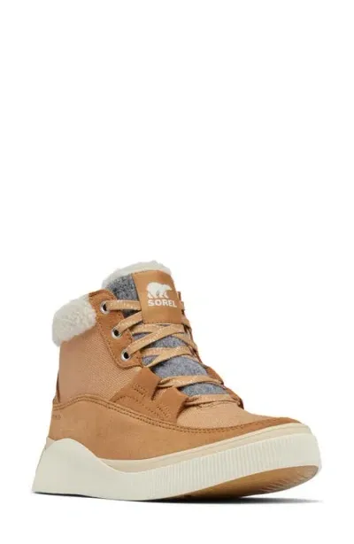 Sorel Out N About Iv Waterproof Sneaker In Tawny Buff/honey White