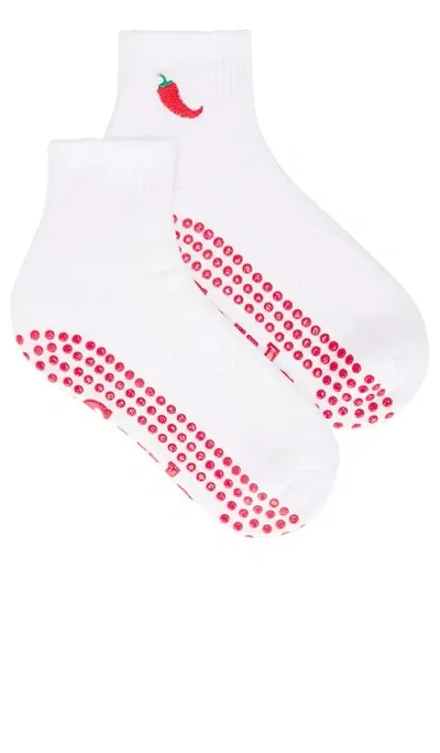 Souls. Spicy Grip Socks In White