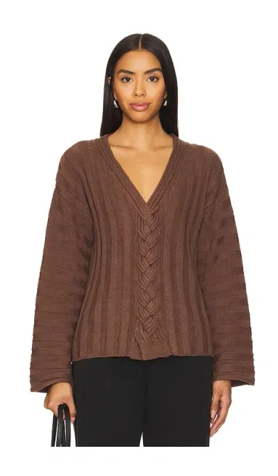 Sovere / Laced Sweater In Chocolate