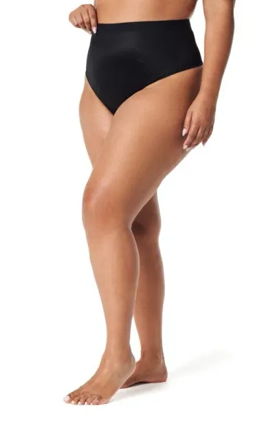 Spanx Thinstincts 2.0 High-rise Stretch-knit Briefs In Very Black