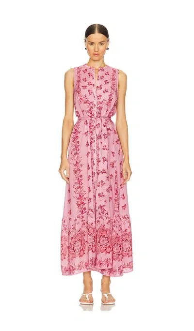 Spell Rebel Spirit Button Through Maxi Dress In Zinnia