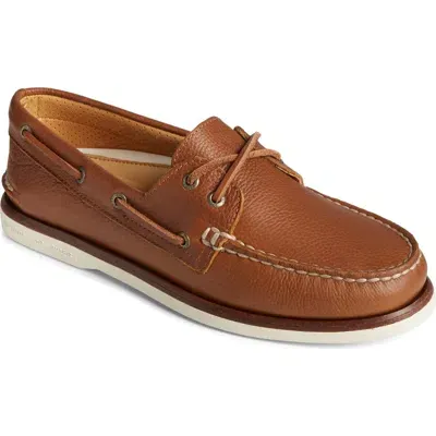 Sperry Gold Cup Authentic Original 2-eye Boat Shoe In Tan