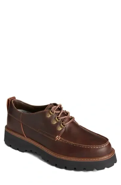 Sperry Mountain Sider Waterproof Oxford In Dark Tan