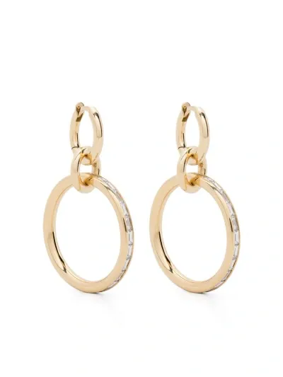 Spinelli Kilcollin 18kt Yellow Gold Taryn Diamond Hoop Earrings