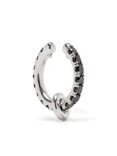 Spinelli Kilcollin Sterling Silver Elara Black Diamond Ear Cuff