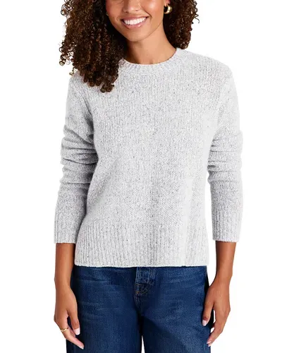 Splendid Cashmere Daisy Sweater In Ice Heather Grey