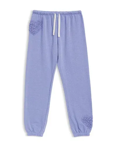 Splendid Girls' Ruffled Hearts Jogger Pants - Big Kid In Myst