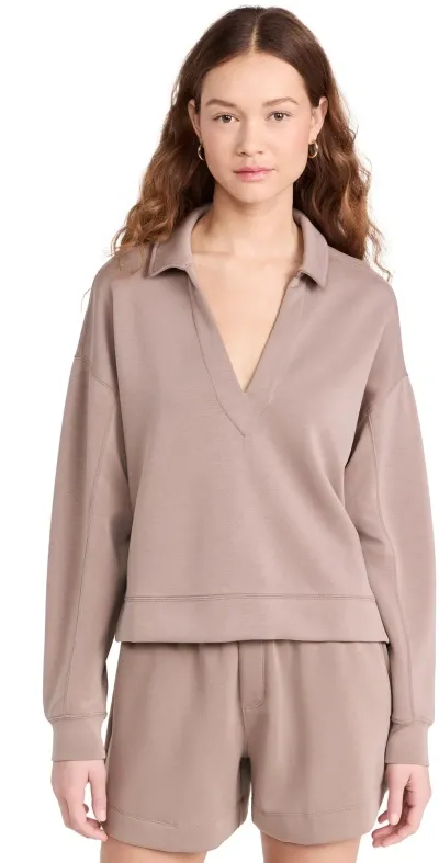 Splendid X Cella Jane Scuba Polo Taupe