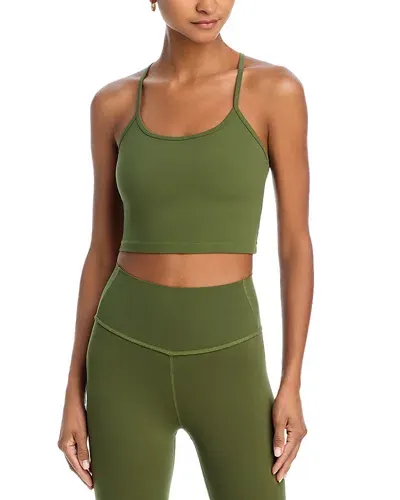 Splits59 Airweight Crop Top In Olive