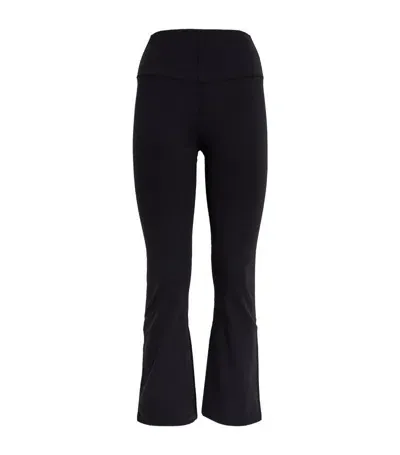 Splits59 Cropped Raquel Flared Leggings In Black/white