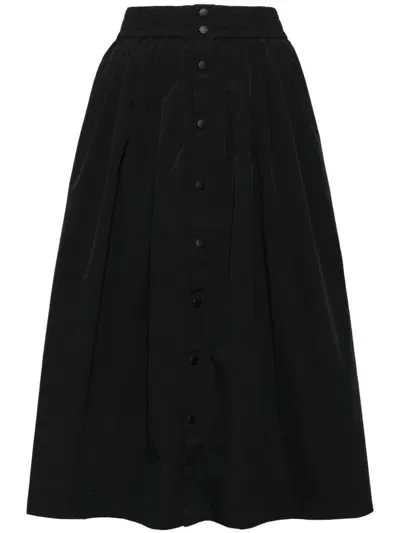 Sport B. By Agnès B. Button-up Skirt In Black