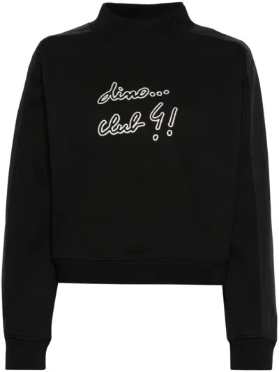 Sport B. By Agnès B. Logo-embroidered Sweatshirt In Black