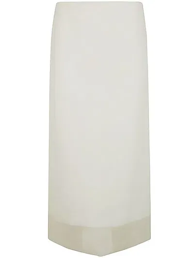 Sportmax Aceti1234 Pencil Skirt Clothing In White