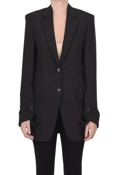 Sportmax Afro Blazer In Dark Brown