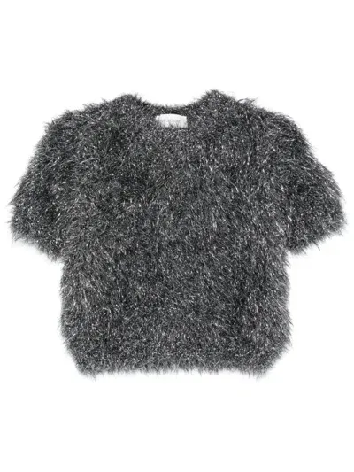 Sportmax Bagagli T-shirt In Silver